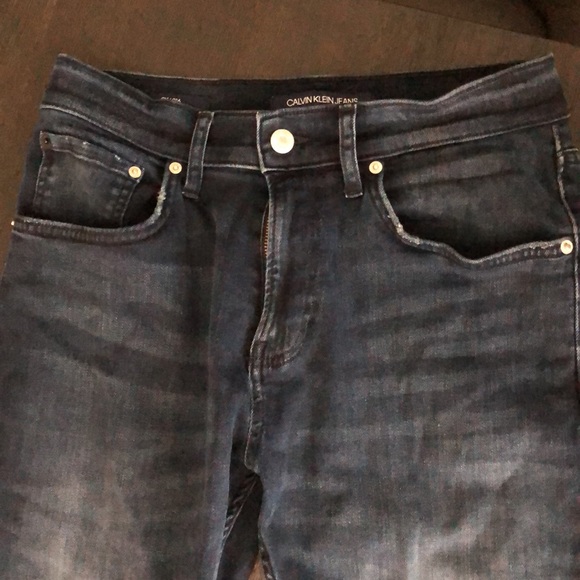 Calvin Klein Dark Blue Jeans - Picture 4 of 6